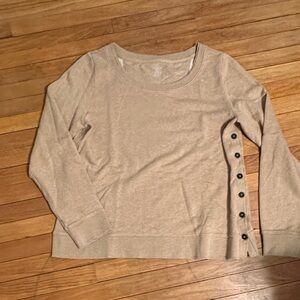 Lands' End Camel Knit sweatshirt